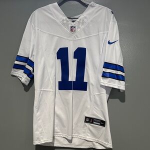 Nike Dallas Cowboys White and Blue Jersey - Micah Parsons